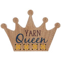 Yarn Queen Crown Wood Decor - OTC Shoppe Express