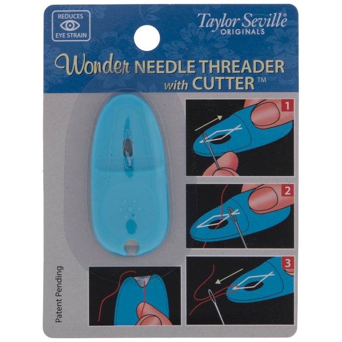 Taylor Seville Blue Wonder Needle Threader With Cutter - OTC Shoppe Express