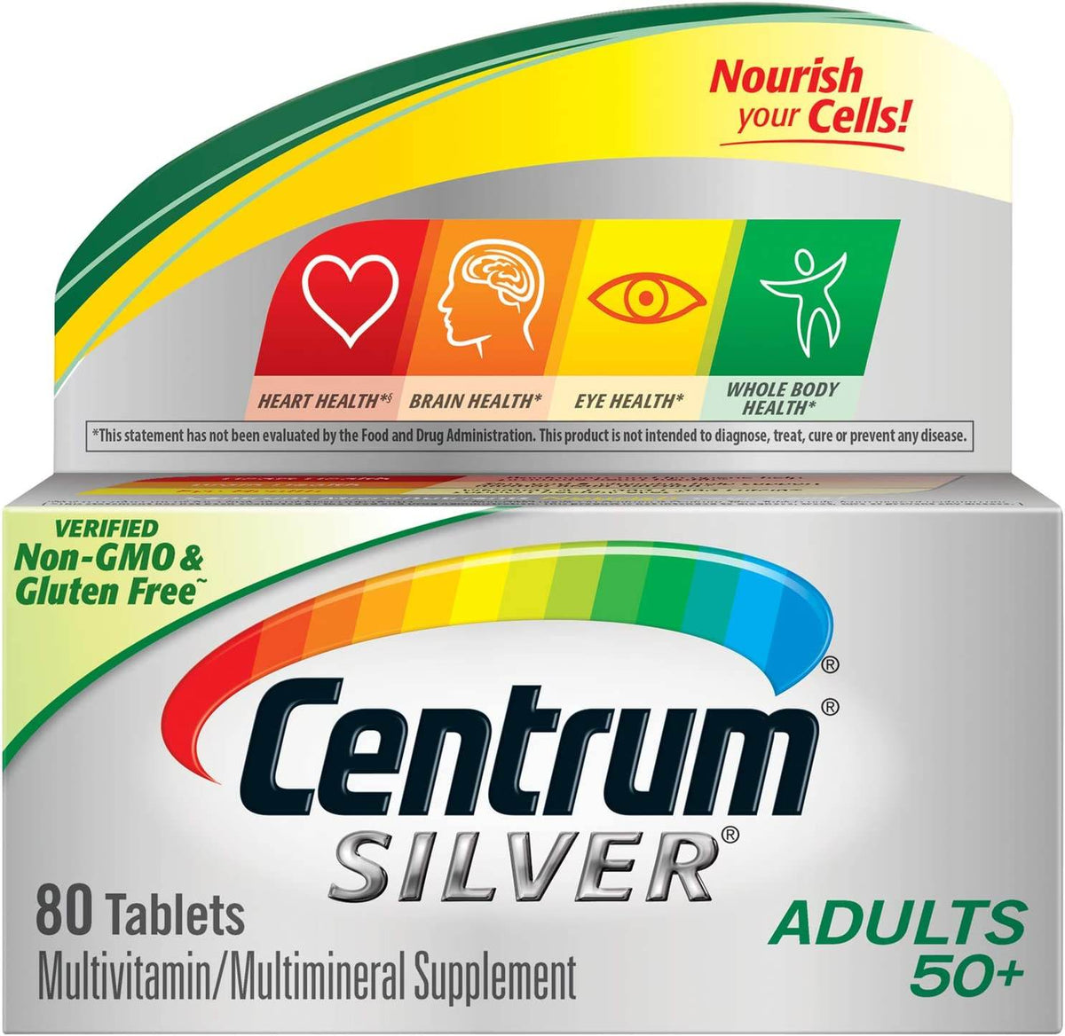 Centrum Silver Adults 50+ Multivitamin, Tablets, 80 ea - OTC Shoppe Express