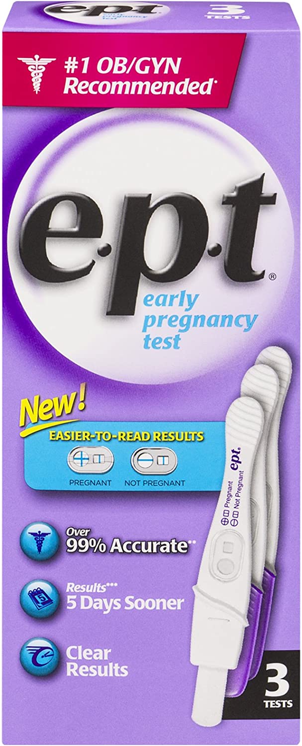 e.p.t. Early Pregnancy Test, 3 ea