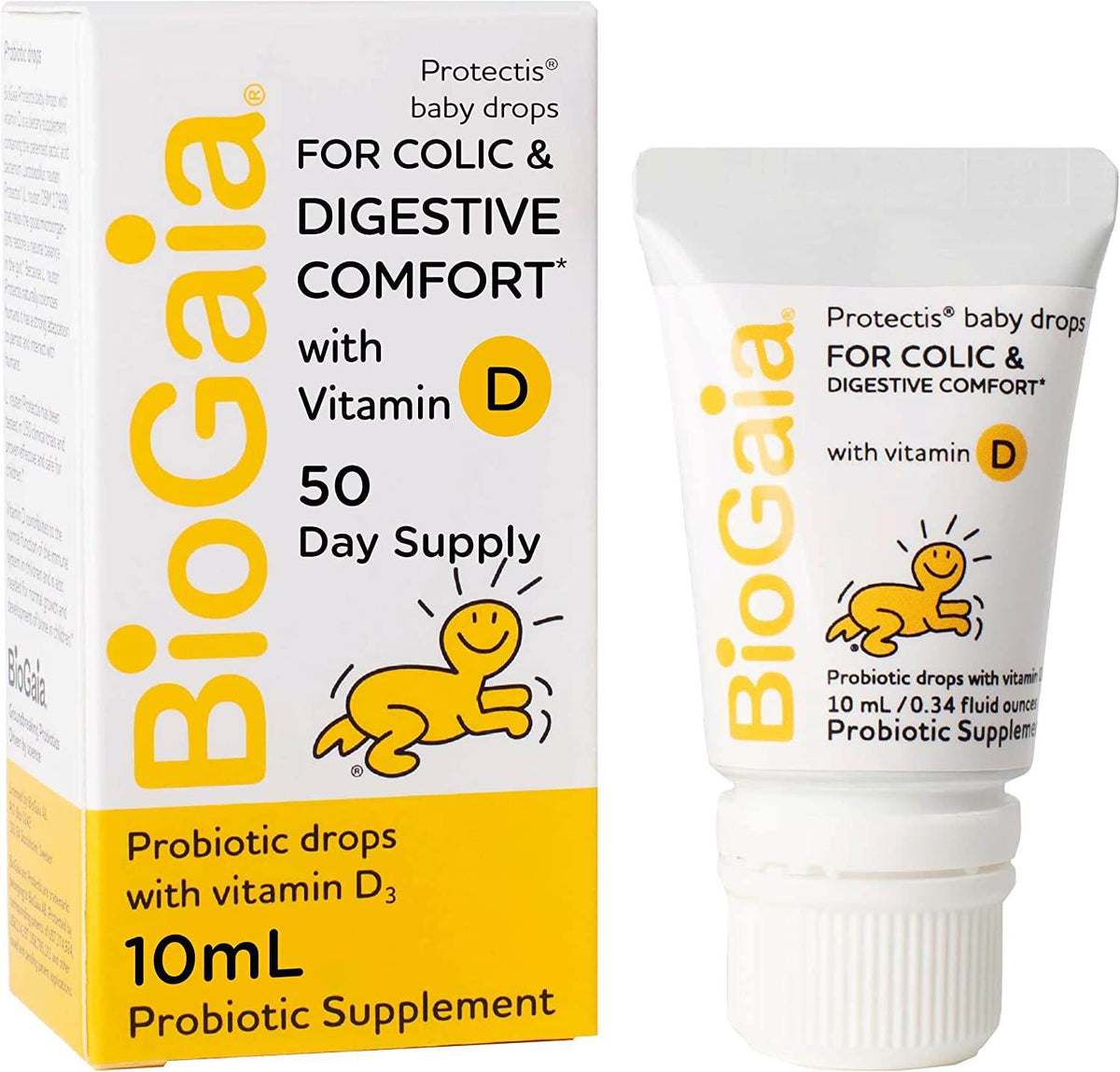 BioGaia Protectis Probiotics Drops With Vitamin D for Baby, 10 mL - OTC Shoppe Express