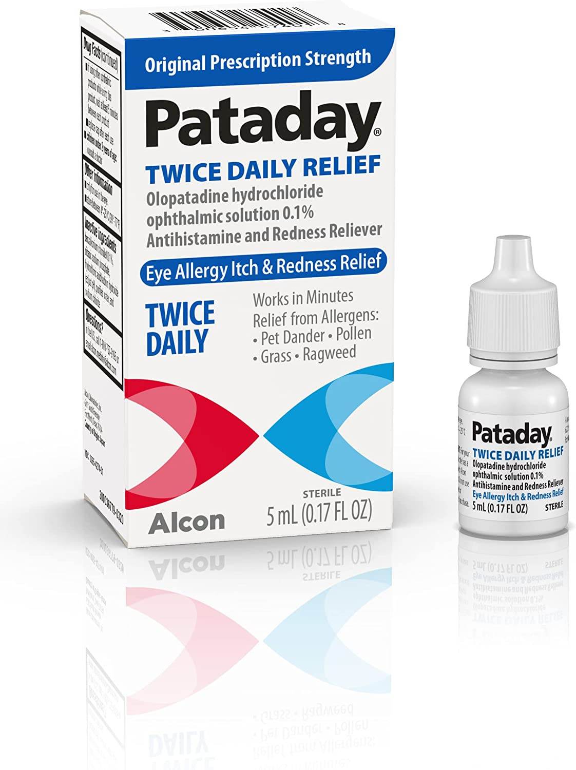 Pataday Twice Daily Eye Allergy Itch Relief Eye Drops, 5 ml - OTC Shoppe Express