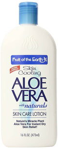 Fruit of the Earth Skin Cooling Aloe Vera with Naturals Lotion, 16 oz - OTC Shoppe Express