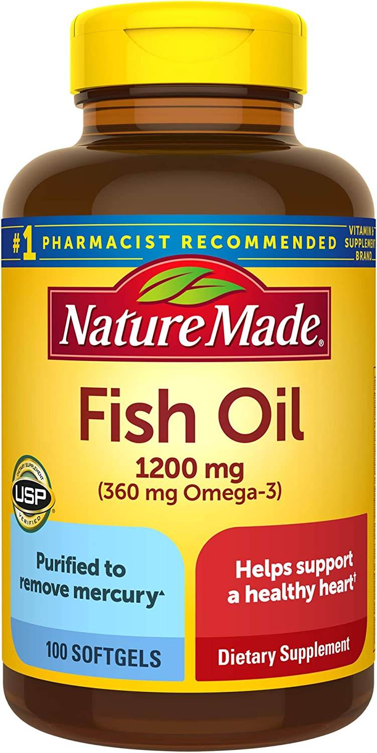 Nature Made Fish Oil 1200 mg, Softgels, 100 ea - OTC Shoppe Express