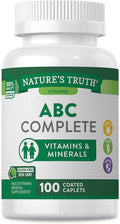 Nature's Truth ABC Complete Vitamins + Minerals, Coated Caplets, 100 ea - OTC Shoppe Express