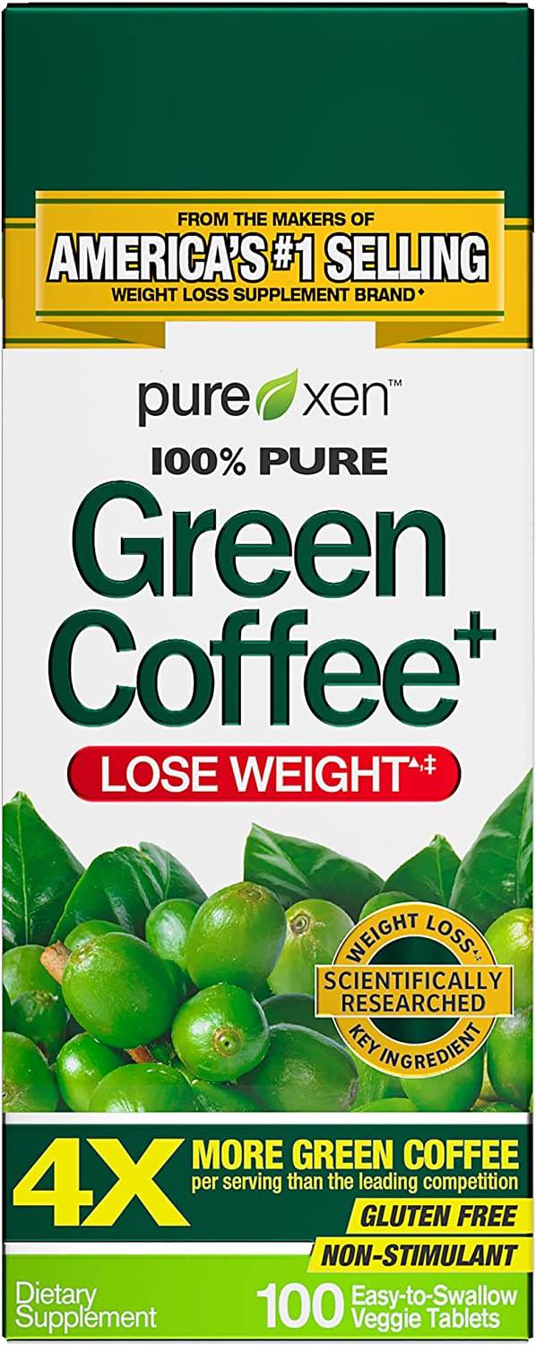Purely Inspired 100% Pure Green Coffee, Veggie Tablets, 100 ea - OTC Shoppe Express