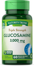 Nature's Truth Vitamins Triple Glucosamine, 3000 mg, Quick Release Capsules, 60 ea - OTC Shoppe Express
