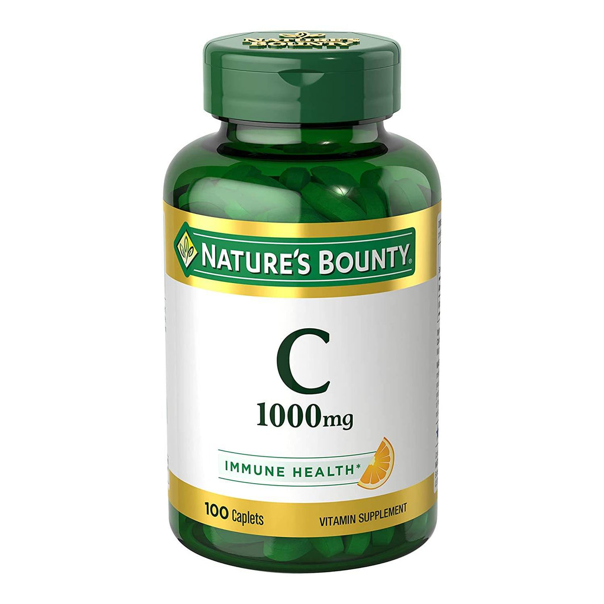 Nature's Bounty Vitamin C, 1000 mg, Caplets, 100 ea - OTC Shoppe Express