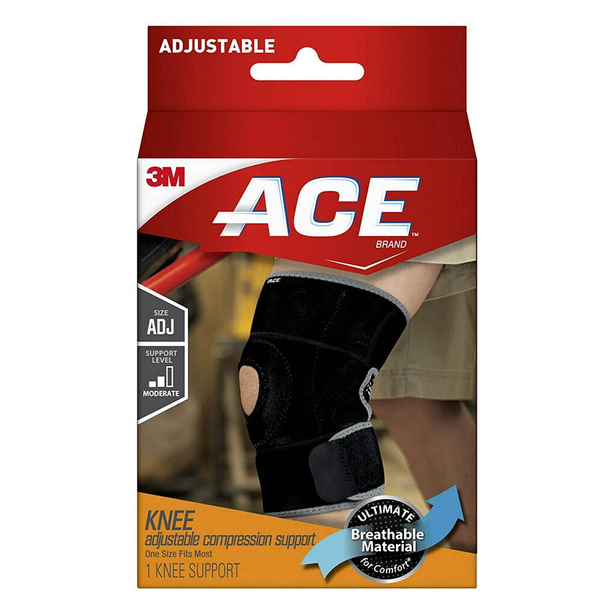 Ace Knee Support, Moderate, Adjustable, 1 ea - OTC Shoppe Express