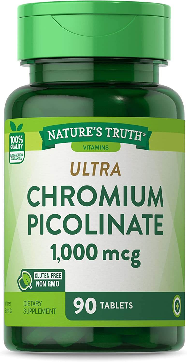 Nature's Truth Ultra Chromium Picolinate, 1000 mcg, Tablets, 90 ea - OTC Shoppe Express