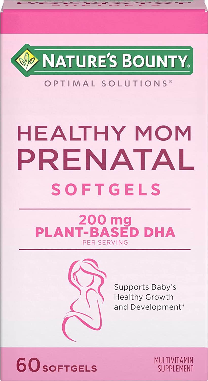 Nature's Bounty Prenatal Multi Healthy Mom, Softgels, 60 ea - OTC Shoppe Express