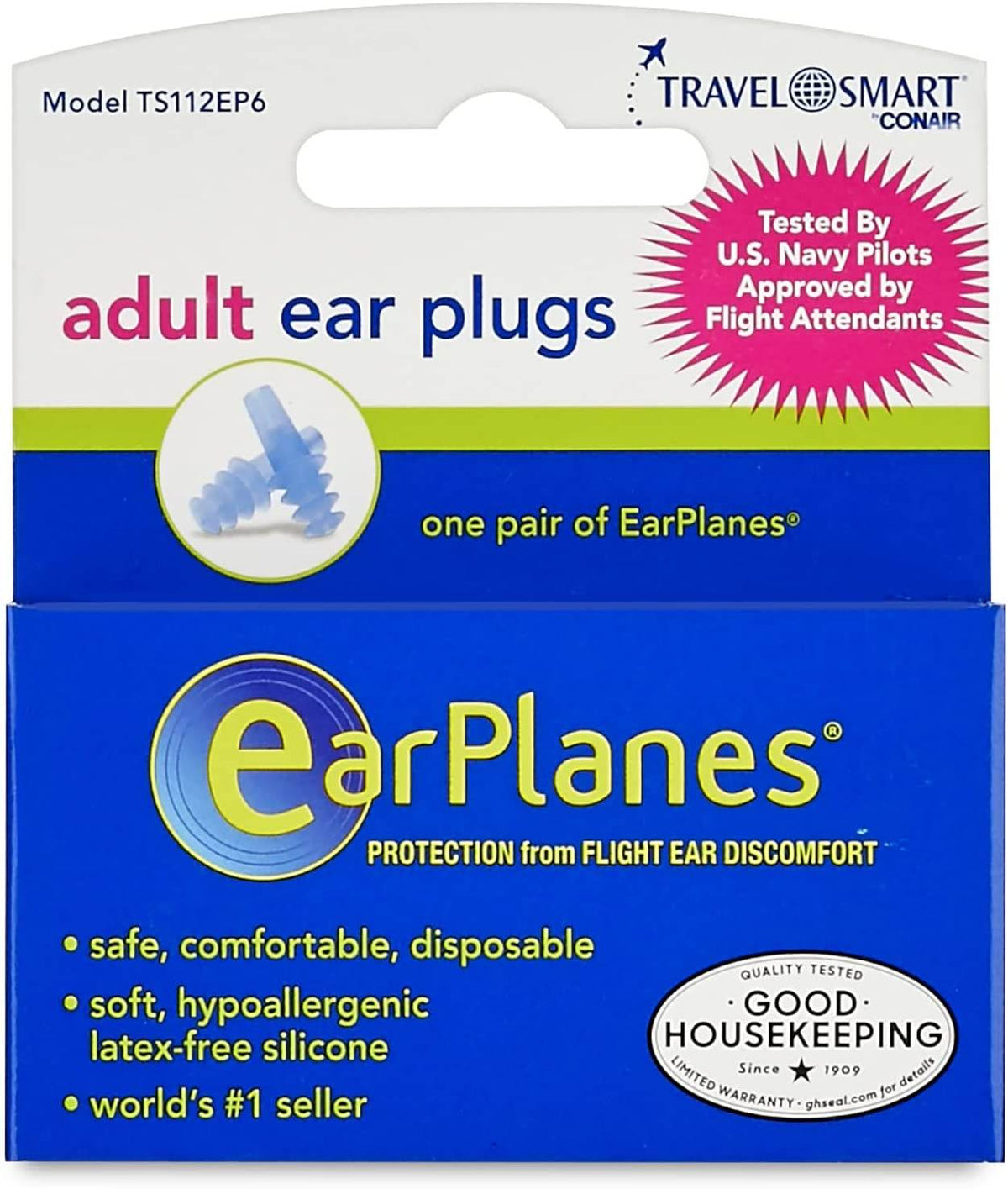 EarPlanes Children's Ear Plugs, Disposable, 1 pair - OTC Shoppe Express