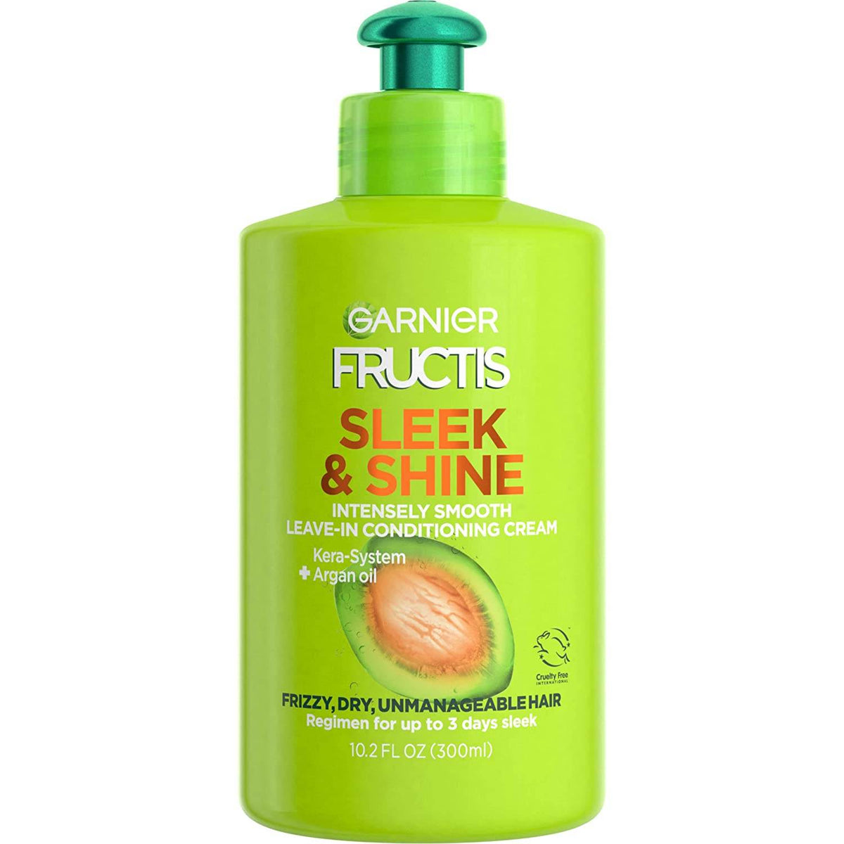 Garnier Fructis Sleek & Shine Leave-In Conditioning Cream, 10.2 oz - OTC Shoppe Express