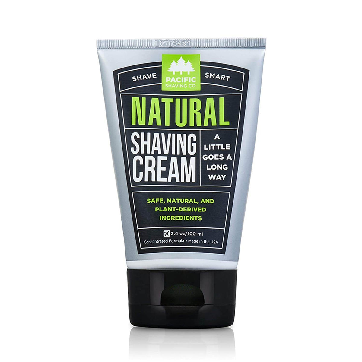 Pacific Shaving Co. Natural Shaving Cream, 3.4 oz - OTC Shoppe Express