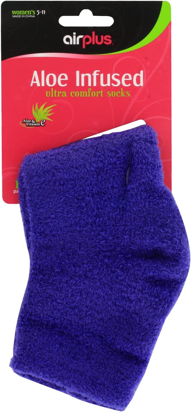 AirPlus Aloe Infused Socks, Women's, 1 pair