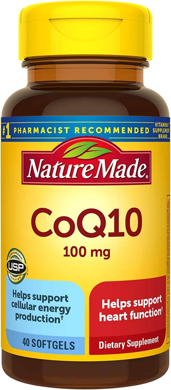 Nature Made CoQ10, 100 mg, Softgels, 40 ea - OTC Shoppe Express