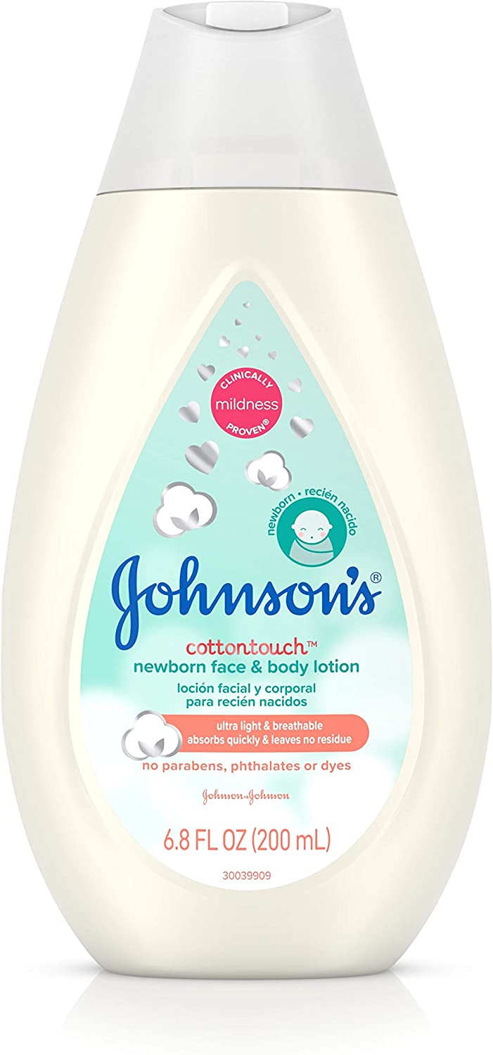 Johnson's Cottontouch Newborn Face and Body Lotion, 6.8 oz