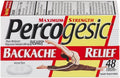 Percogesic Backache Relief, Maximum Strength, Caplets, 48 ea - OTC Shoppe Express