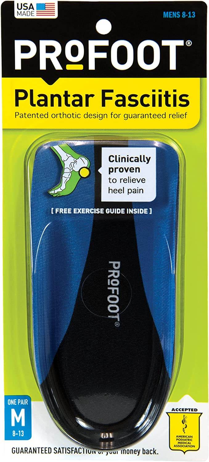 ProFoot Plantar Fasciitis Insoles for Men, 1 ea - OTC Shoppe Express
