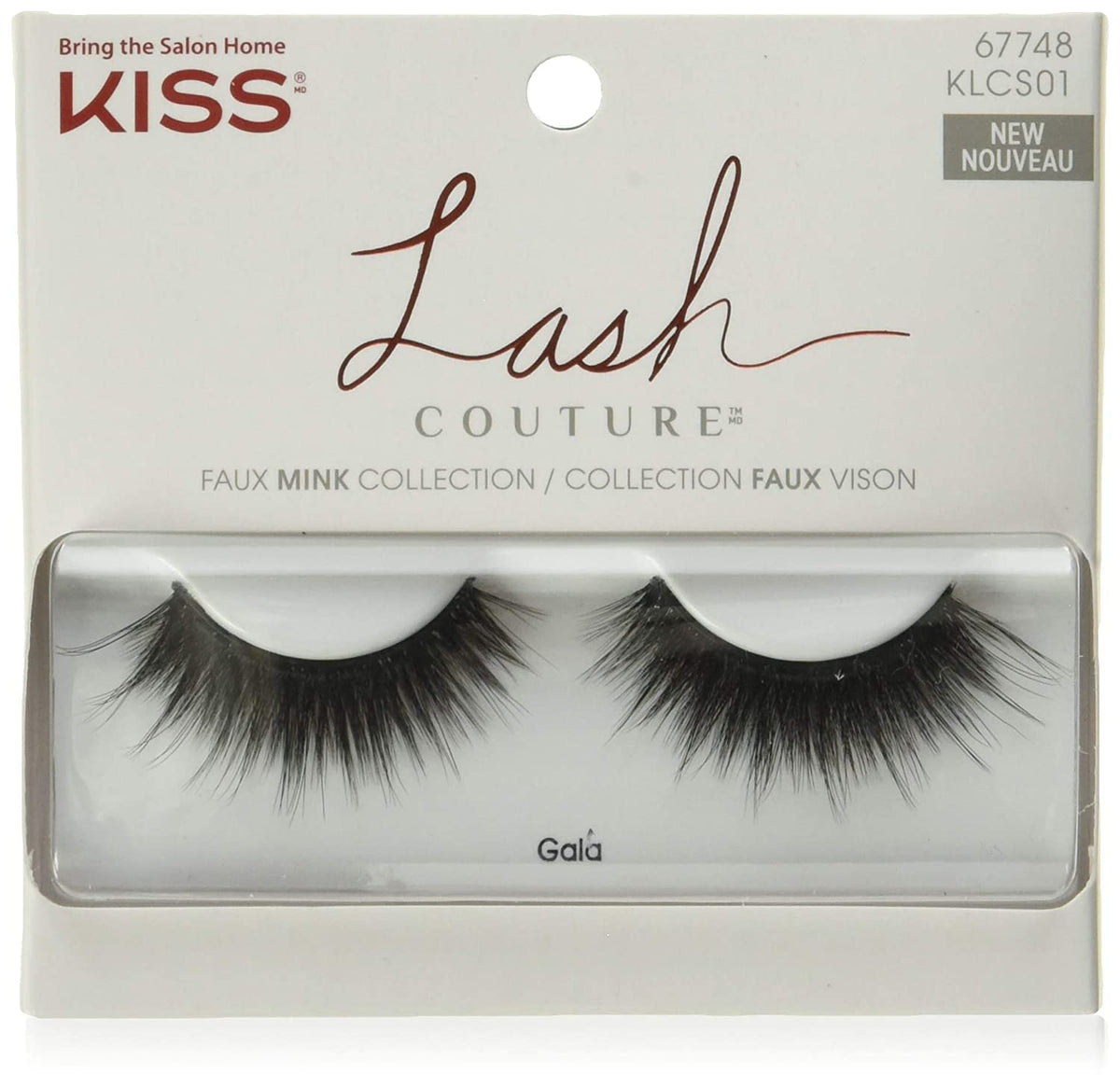 KISS Lash Couture False Eyelashes, Gala, 1 ea