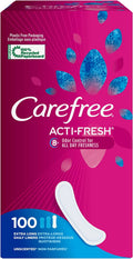 Carefree ACTi-Fresh Extra Long Liners, Unscented, 100 ea
