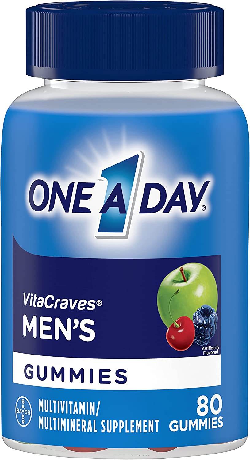 One A Day VitaCraves Men's Multi, Gummies, 80 ea - OTC Shoppe Express