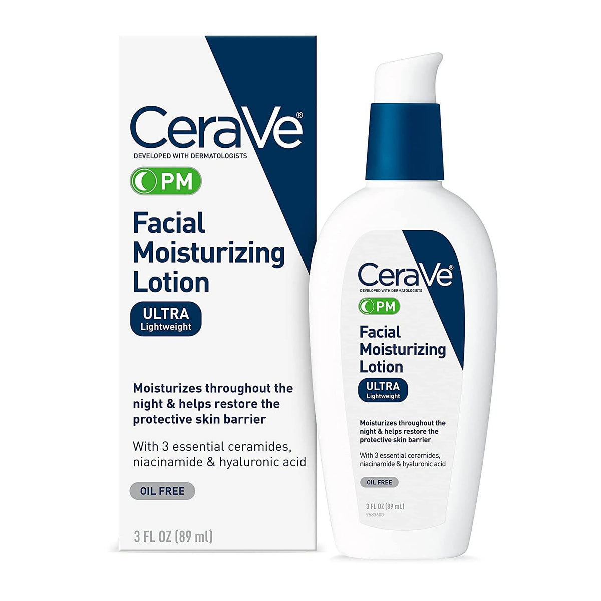 CeraVe Facial Moisturizing PM Lotion, 3 oz - OTC Shoppe Express