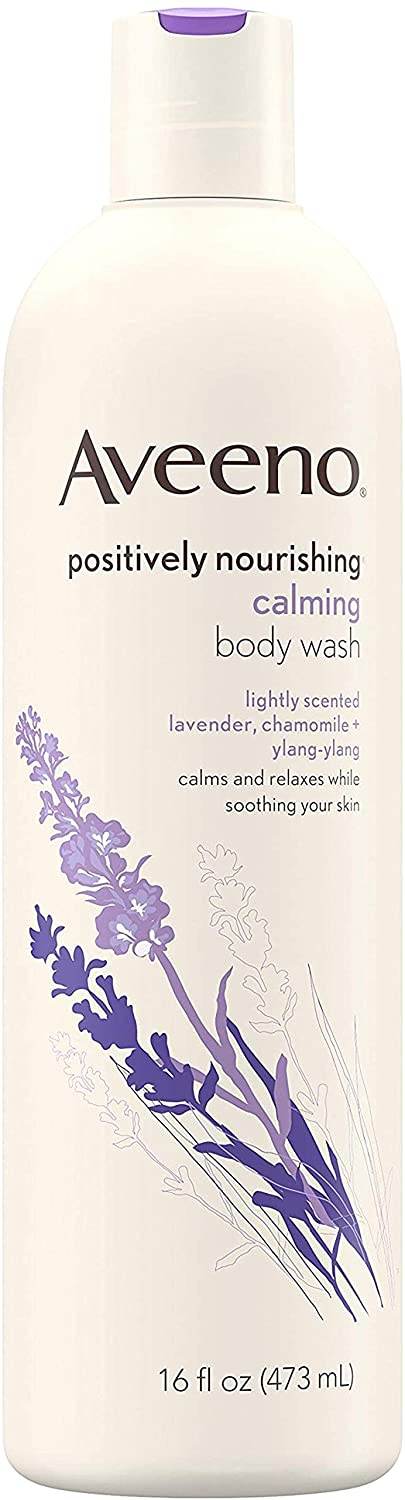 Aveeno Body Wash, Calming Lavender, Chamomile + Ylang Ylang, 16 oz - OTC Shoppe Express