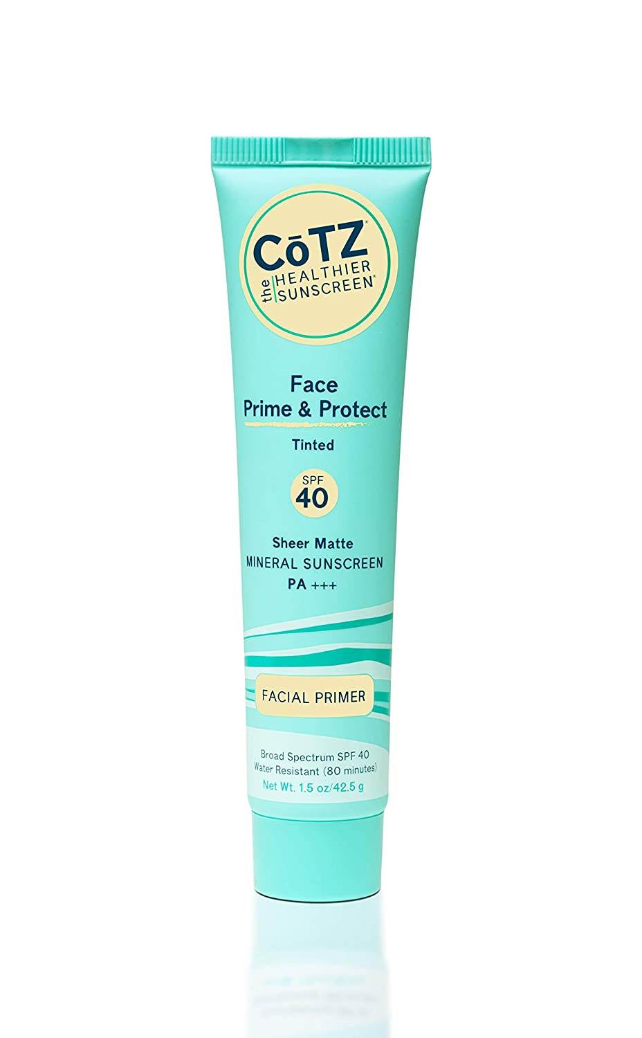 CoTZ Face Prime & Protect, Tinted Sunscreen Lotion, SPF 40, 1.5 oz - OTC Shoppe Express