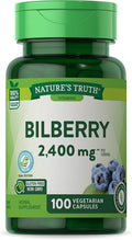 Nature's Truth Bilberry, 1200 mg, Quick Release Capsules, 100 ea - OTC Shoppe Express