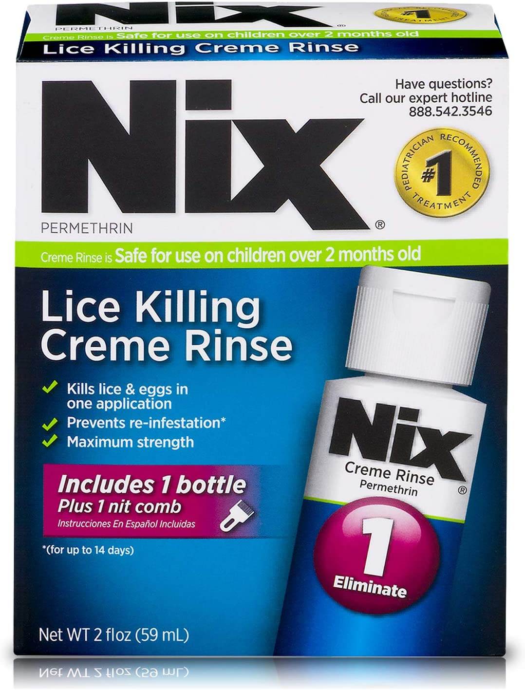 Nix Lice Killing Creme Rinse, 2 oz - OTC Shoppe Express