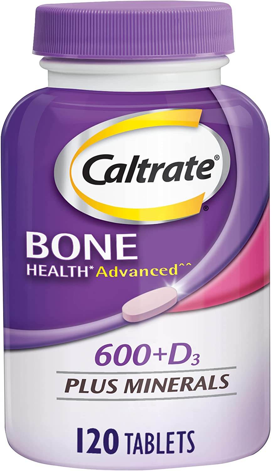 Caltrate Calcium Supplement, 600+D Plus Minerals, Tablets, 120 ea - OTC Shoppe Express