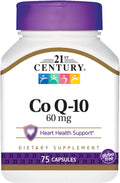 21st Century CoQ10, 60 mg, Capsules, 75 ea