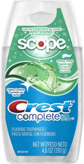 Crest Complete Whitening Liquid Gel Toothpaste, Minty Fresh, 4.6 oz - OTC Shoppe Express