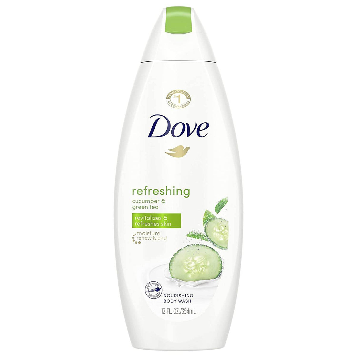Dove go fresh Body Wash, Cool Moisture, Cucumber & Green Tea, 12 oz - OTC Shoppe Express