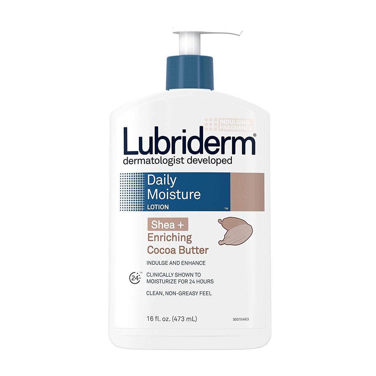 Lubriderm Daily Moisture Lotion, Shea + Enriching Cocoa Butter, 16 oz - OTC Shoppe Express