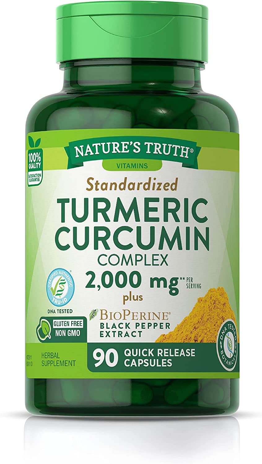Nature's Truth Standardized Turmeric Curcumin Complex, 2000 mg, Capsules, 90 ea - OTC Shoppe Express