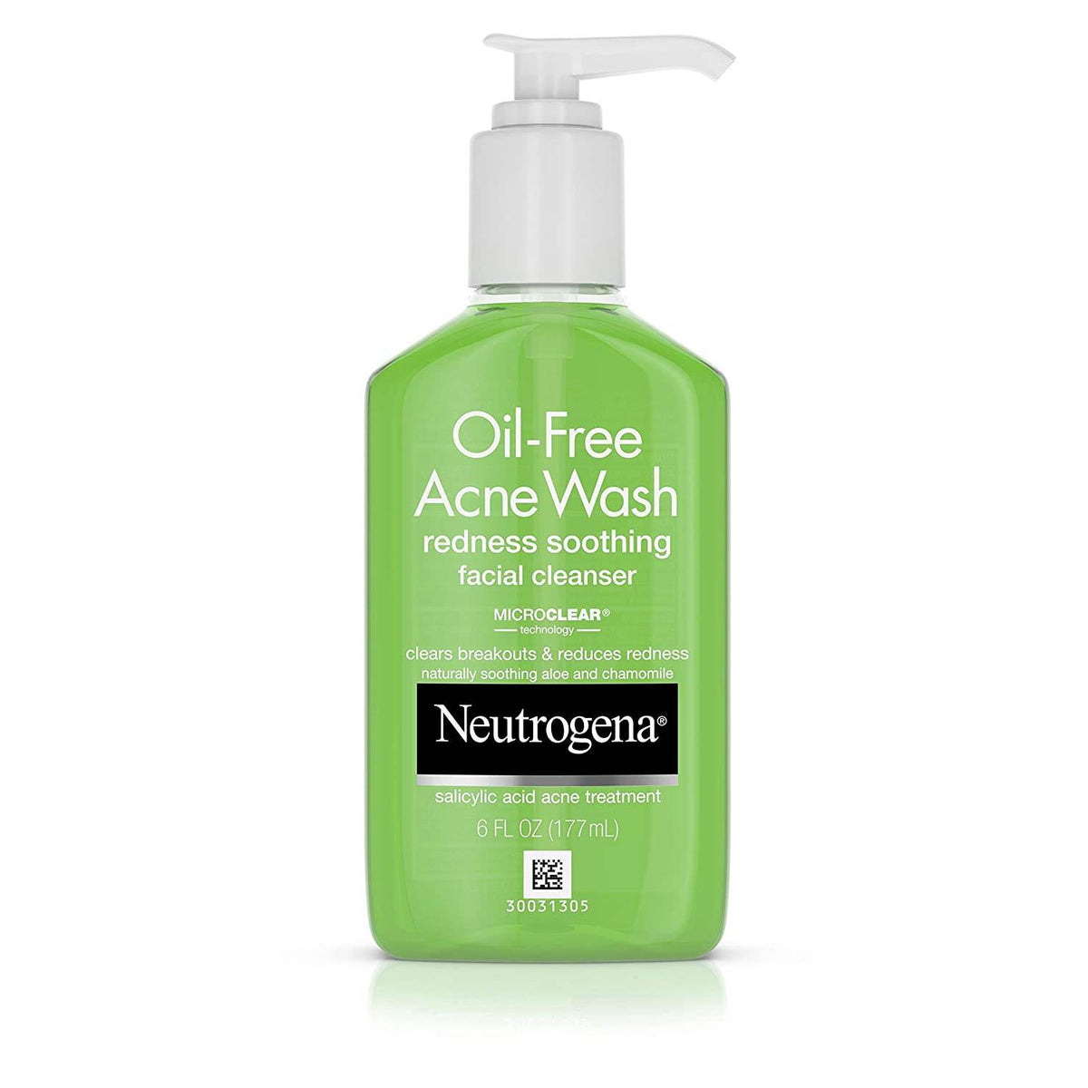 Neutrogena Oil-Free Acne Wash, Redness Soothing Facial Cleanser, 6 oz - OTC Shoppe Express