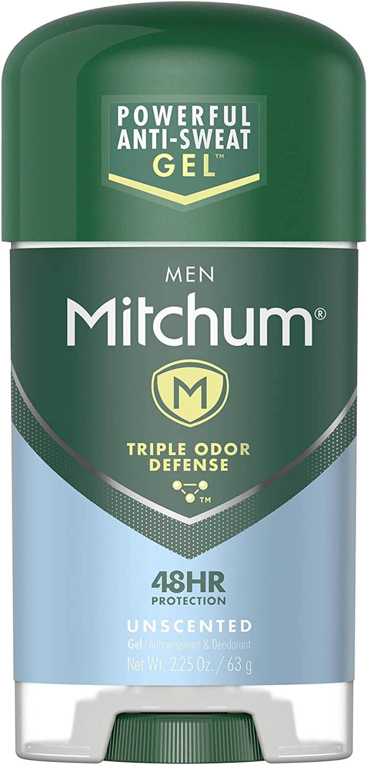 Mitchum Men Advanced Gel Anti-Perspirant & Deodorant, Unscented, 2.25 oz - OTC Shoppe Express