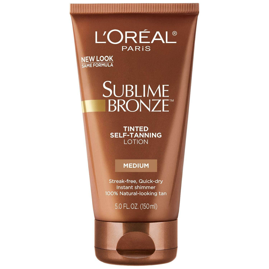 L'Oreal Paris Sublime Bronze Tinted Self-Tanning Lotion, Medium, 5 oz - OTC Shoppe Express