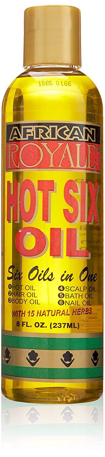 African Royale Hot Six Hair Oil, 8 oz - OTC Shoppe Express