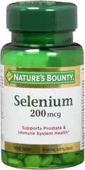 Nature's Bounty Selenium, 200 mcg, Tablets, 100 ea - OTC Shoppe Express