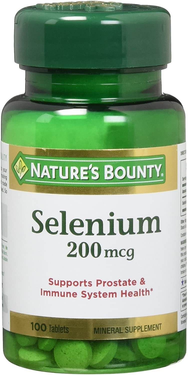 Nature's Bounty Selenium, 200 mcg, Tablets, 100 ea - OTC Shoppe Express