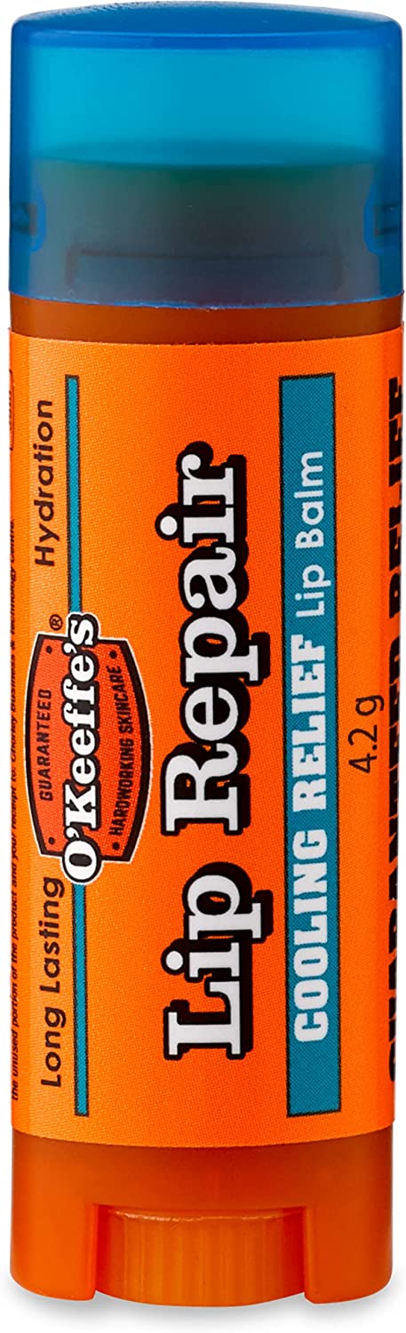 O'Keeffe's Lip Repair Cooling Relief Lip Balm, Cooling Relief, 0.15 oz