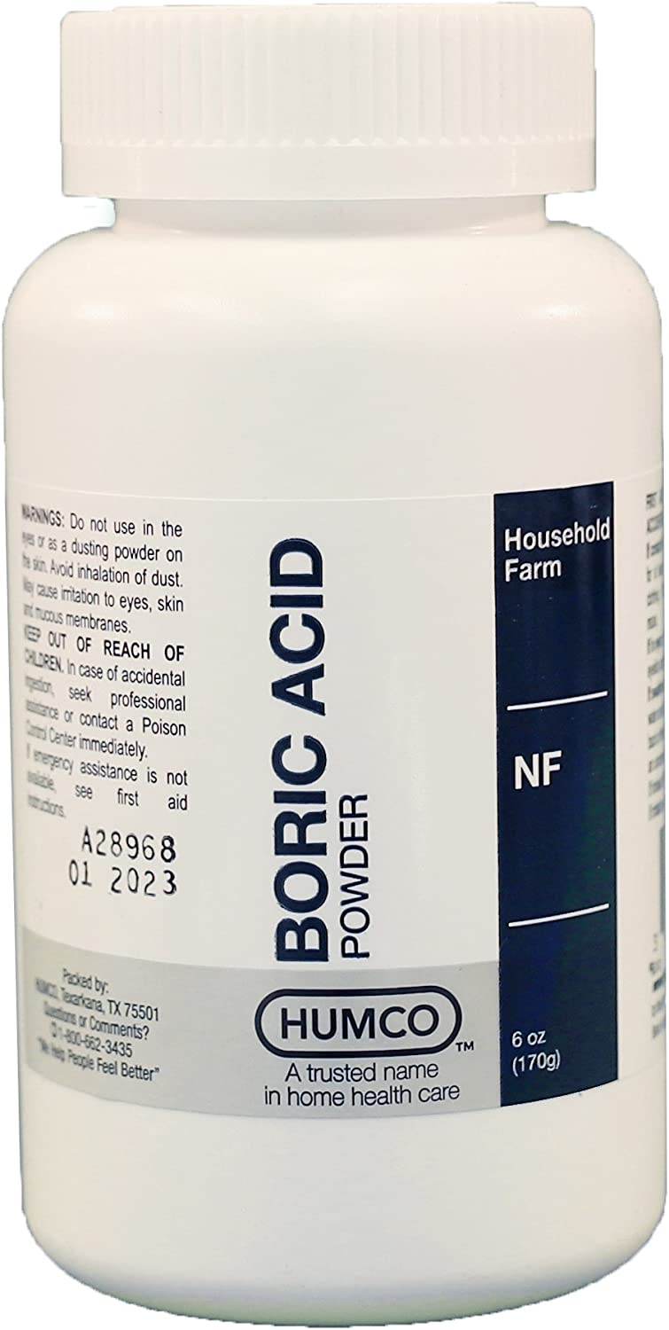 Humco Boric Acid Powder NF, 6 oz - OTC Shoppe Express