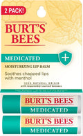 Burt's Bees Medicated Lip Balm With Menthol & Eucalyptus, 2 ea - OTC Shoppe Express