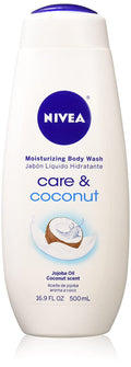 Nivea Body Wash Moisturizing, Coconut, 16.9 oz