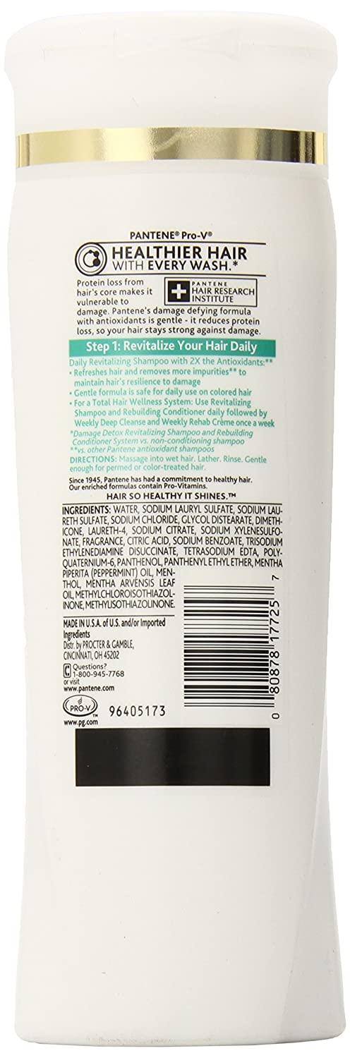 Pantene Pro-V Damage Detox Scalp Care Shampoo, 12.6 oz