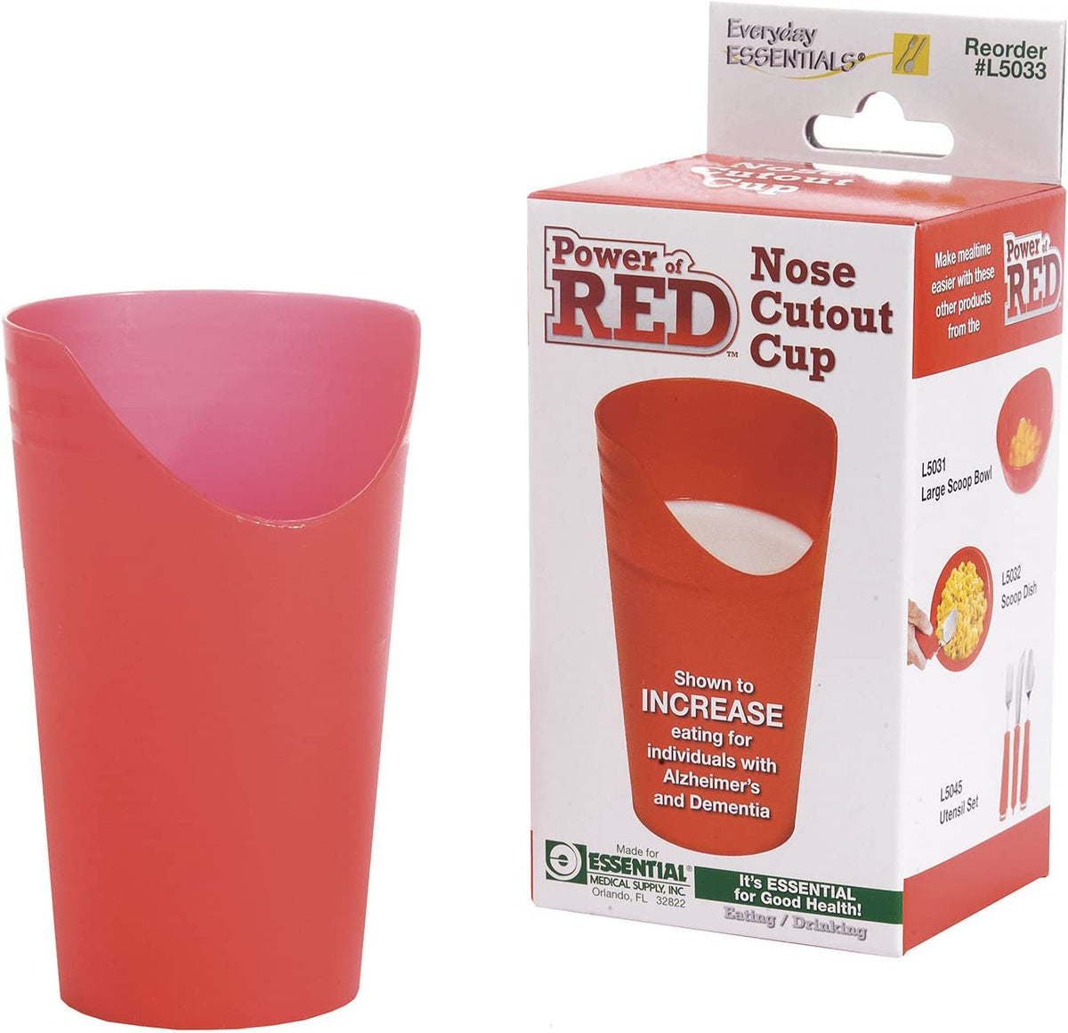 Power of Red Nose Cutout Cup, 1 ea