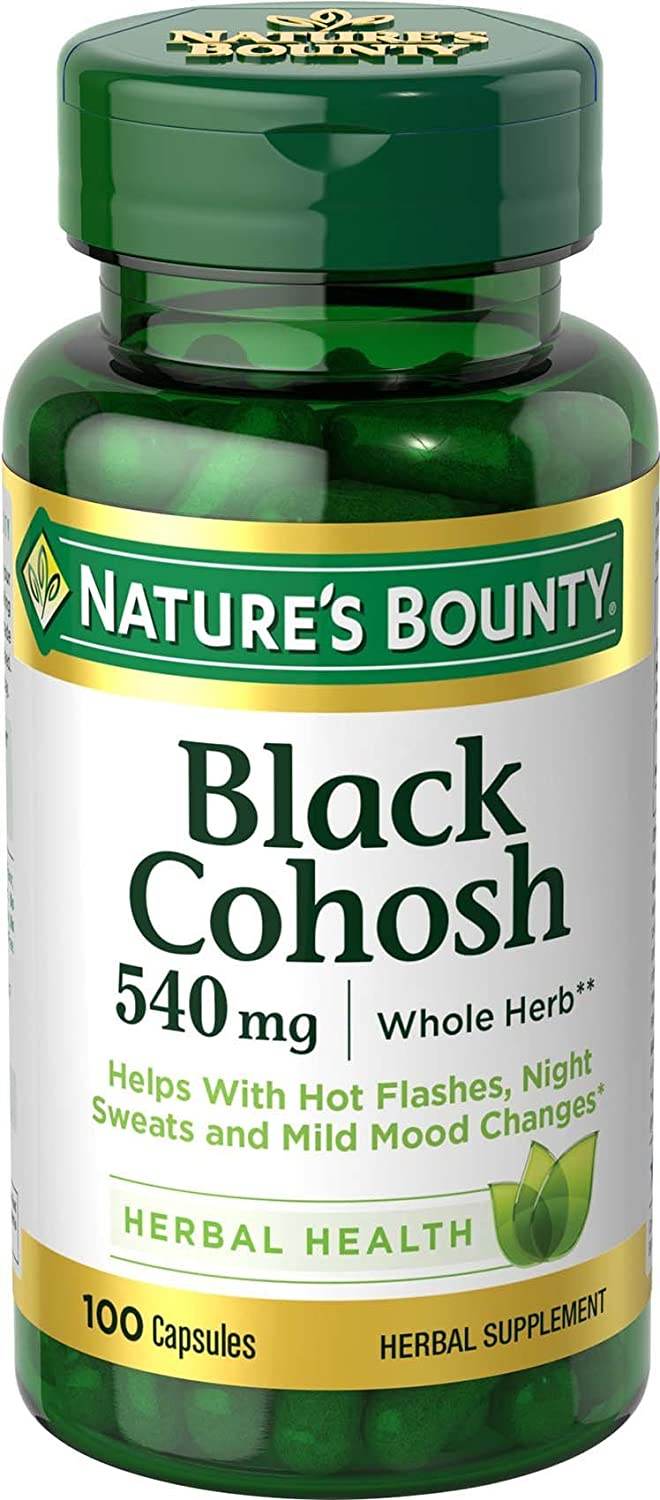 Nature's Bounty Black Cohosh, 540 mg, Capsules, 100 ea - OTC Shoppe Express